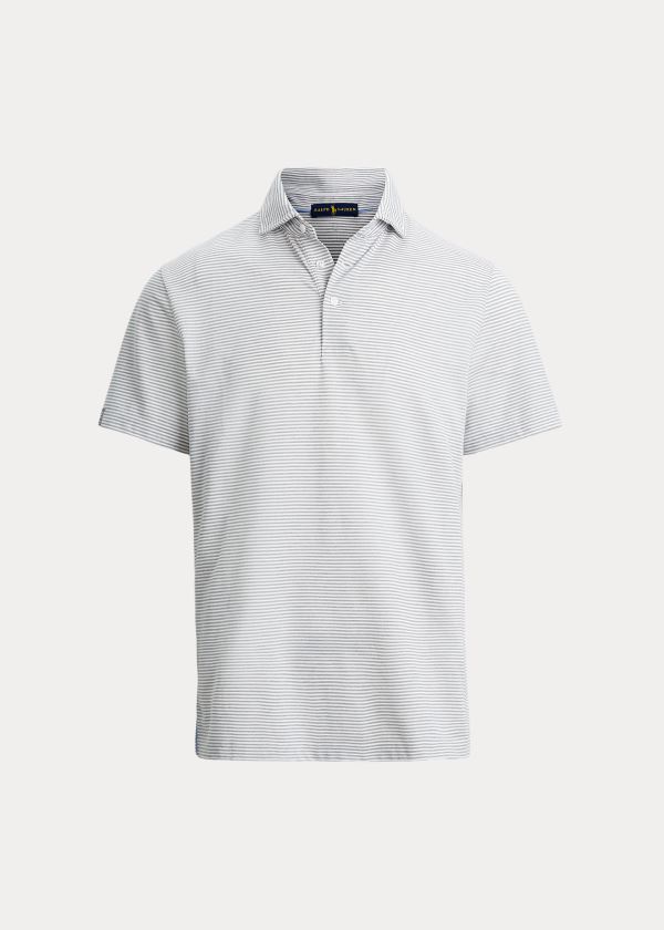 Ralph Lauren Custom Slim Performance Polo Herre Danmark (ZHXJQ1784)